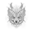 Chip with data bus lines tattoo design idea