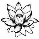 Lotus Flower, daffodil, daisy, tulip tattoo design idea