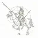 don quixote tattoo design idea