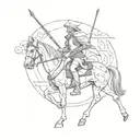 don quixote tattoo design idea