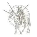 don quixote tattoo design idea