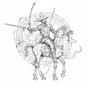 don quixote tattoo design idea