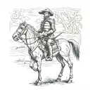don quixote tattoo design idea
