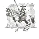 don quixote tattoo design idea