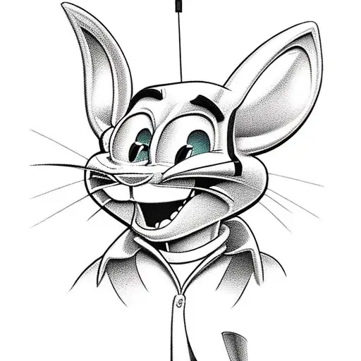 marvin looney tunes tattoo design idea