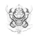 chinese zodiac dragon, monkey, dog, rat tattoo design idea