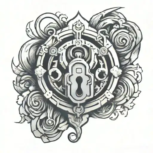 Blue Lock Anime Symbol made tattoo design idea