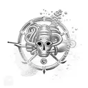 scuba tattoo design idea