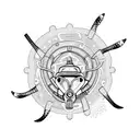 scuba tattoo design idea