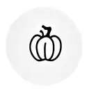 miscarriage theme tattoo in shape of pumpkin  tattoo design idea