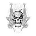 Grim Reaper tattoo design idea