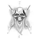 Grim Reaper tattoo design idea