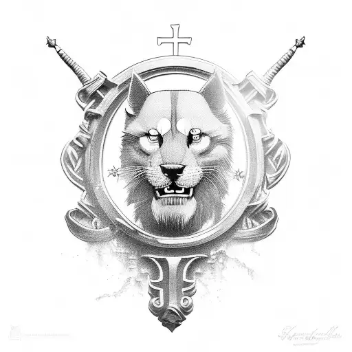 Saint Christopher tattoo design idea