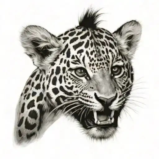 enfant de la jungle tattoo design idea