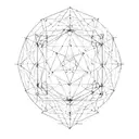 galaxy, golden ratio, metatron cube tattoo design idea