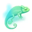 chameleon tattoo design idea