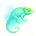 chameleon tattoo design idea