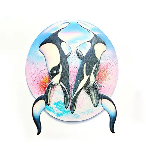 orca tattoo design idea