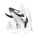 orca tattoo design idea