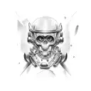 cartoon  tattoo design idea