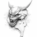 cartoon  tattoo design idea