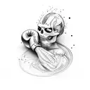 Piano, programming and kickboxing tattoo design idea