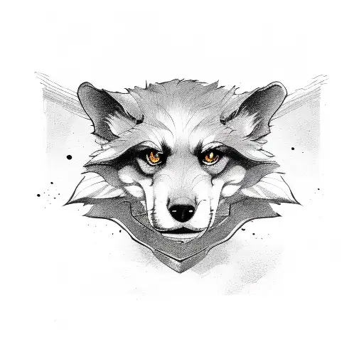 Cute Cerberus  tattoo design idea