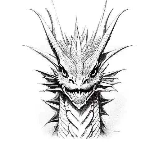 Welsh dragon  tattoo design idea