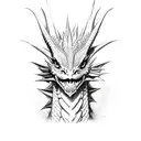 Welsh dragon  tattoo design idea