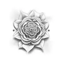 flor de maga tattoo design idea