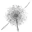 Dandelion tattoo design idea