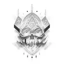 always count on god tattoo design idea