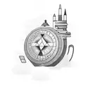 always count on god tattoo design idea