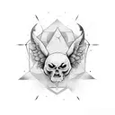 always count on god tattoo design idea