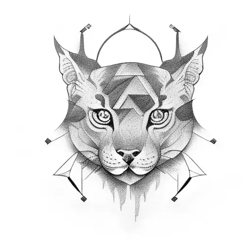 animal eyes tattoo design idea