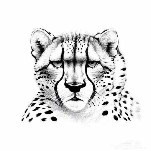 cheetah print, louis vuitton logos, ACE tattoo design idea