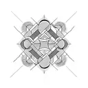 crossword puzzle tattoo design idea