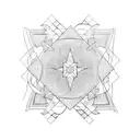 crossword puzzle tattoo design idea