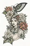 katie, emily, evie, millie tattoo design idea