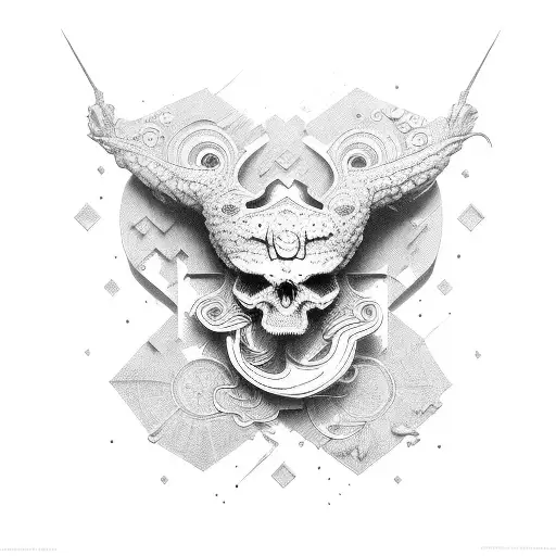fake friends tattoo design idea