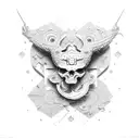 fake friends tattoo design idea