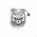 fake friends tattoo design idea