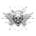 icarus falling tattoo design idea