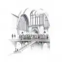 platform 9 and 3/4 from Harry Potter tattoo design idea