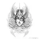 itachi Valkyrie  tattoo design idea