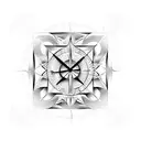  sand clock  tattoo design idea