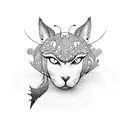 1920's cartoon tattoo design idea