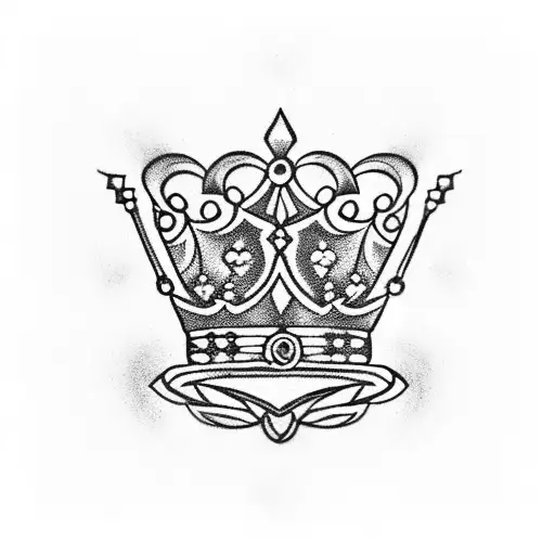 Queen's Crown tattoo design idea