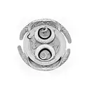 Combine a horse and snake in a yin and yang symbol tattoo design idea