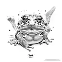 toad on acid tattoo design idea